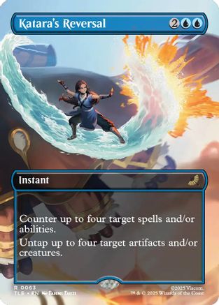 Image of Katara's Reversal (Borderless) (TLE-063) - Avatar: The Last Airbender: Eternal-Legal