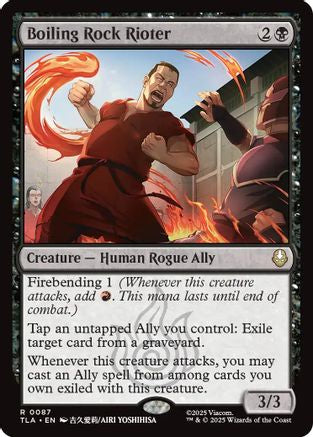 Image of Boiling Rock Rioter (TLA-087) - Avatar: The Last Airbender Foil