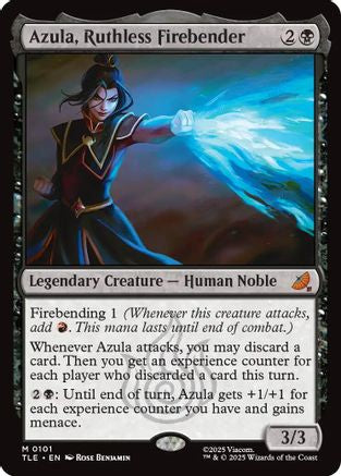 Image of Azula, Ruthless Firebender (TLE-101) - Avatar: The Last Airbender: Eternal-Legal Foil