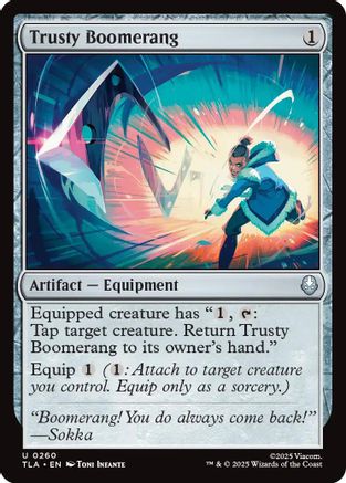 Image of Trusty Boomerang (TLA-260) - Avatar: The Last Airbender Foil