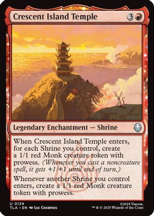 Image of Crescent Island Temple (TLA-126) - Avatar: The Last Airbender Foil