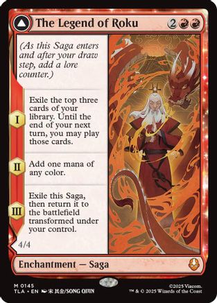 Image of The Legend of Roku (TLA-145) - Avatar: The Last Airbender Foil