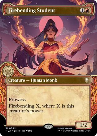 Image of Firebending Student (Showcase) (TLA-342) - Avatar: The Last Airbender Foil