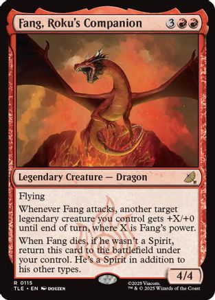 Image of Fang, Roku's Companion (TLE-115) - Avatar: The Last Airbender: Eternal-Legal