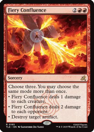 Image of Fiery Confluence (TLE-165) - Avatar: The Last Airbender: Eternal-Legal Foil