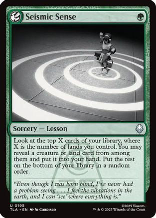 Image of Seismic Sense (TLA-195) - Avatar: The Last Airbender Foil