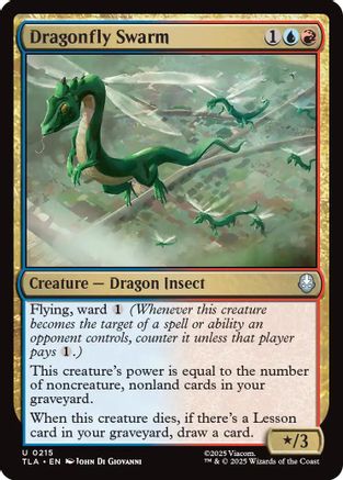 Image of Dragonfly Swarm (TLA-215) - Avatar: The Last Airbender Foil