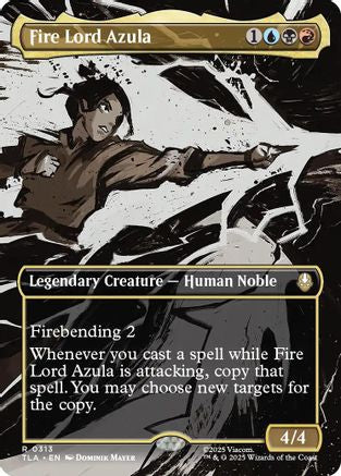 Image of Fire Lord Azula (0313) (Borderless) (TLA-313) - Avatar: The Last Airbender