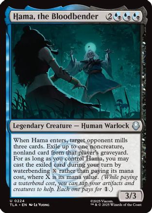 Image of Hama, the Bloodbender (TLA-224) - Avatar: The Last Airbender Foil