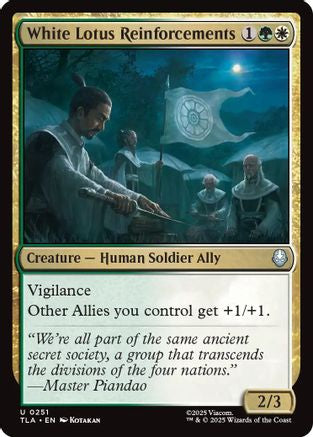 Image of White Lotus Reinforcements (TLA-251) - Avatar: The Last Airbender
