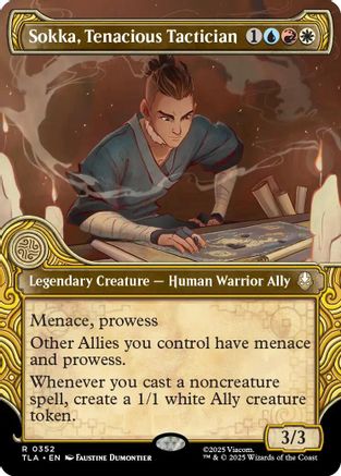 Image of Sokka, Tenacious Tactician (Showcase) (TLA-352) - Avatar: The Last Airbender