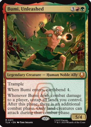 Image of Bumi, Unleashed (TLA-211) - Avatar: The Last Airbender