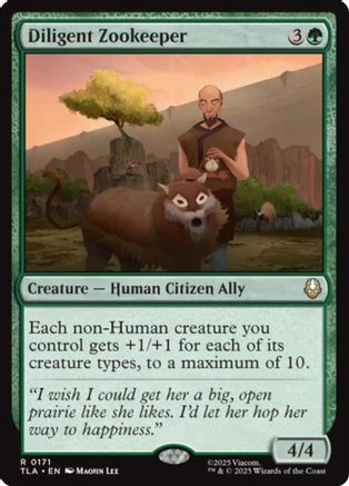 Image of Diligent Zookeeper (TLA-171) - Avatar: The Last Airbender Foil