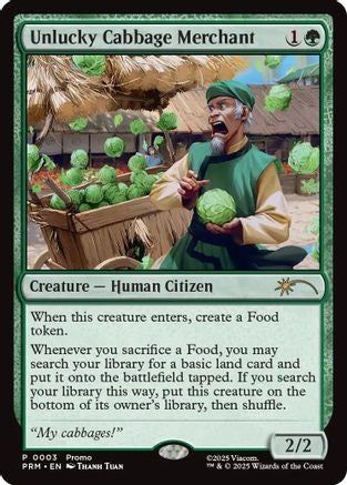 Image of Unlucky Cabbage Merchant (UMP-003) - Unique and Miscellaneous Promos Foil