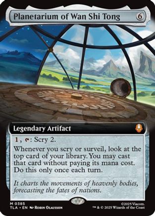 Image of Planetarium of Wan Shi Tong (Extended Art) (TLA-385) - Avatar: The Last Airbender