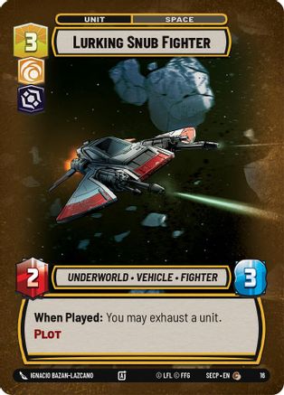 Image of Lurking Snub Fighter  - Secrets of Power Weekly Play Promos