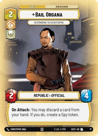 Image of Bail Organa - Responding to Catastrophe  - Secrets of Power Weekly Play Promos