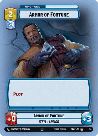 Image of Armor of Fortune (Foil)  - Secrets of Power Weekly Play Promos