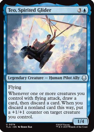Image of Teo, Spirited Glider (TLA-074) - Avatar: The Last Airbender
