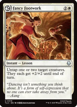Image of Fancy Footwork (TLA-019) - Avatar: The Last Airbender Foil