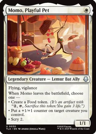 Image of Momo, Playful Pet (TLA-030) - Avatar: The Last Airbender Foil