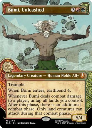 Image of Bumi, Unleashed (Showcase) (TLA-348) - Avatar: The Last Airbender