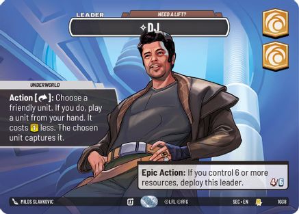 Image of DJ - Need a Lift? (Showcase) (1038) - Secrets of Power Foil