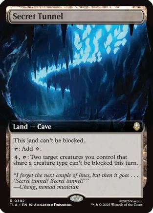 Image of Secret Tunnel (Extended Art) (TLA-392) - Avatar: The Last Airbender