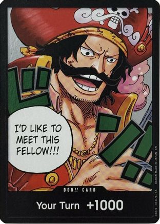 Image of DON!! Card (Gol.D.Roger) - Carrying On His Will Foil