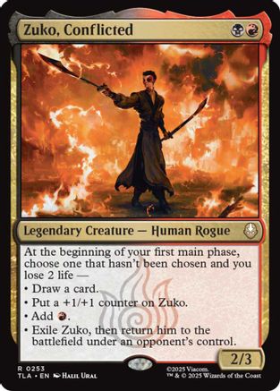 Image of Zuko, Conflicted (TLA-253) - Avatar: The Last Airbender