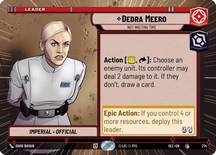 Image of Dedra Meero - Not Wasting Time (Hyperspace) (274) - Secrets of Power