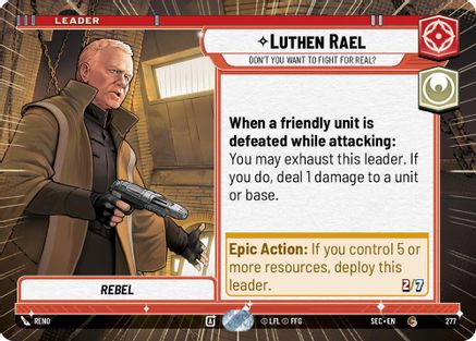 Image of Luthen Rael - Don't You Want To Fight For Real? (Hyperspace) (277) - Secrets of Power