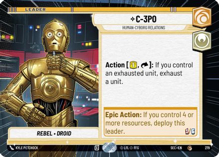 Image of C-3PO - Human-Cyborg Relations (Hyperspace) (279) - Secrets of Power