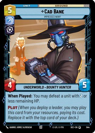 Image of Cad Bane - Impressed Now? (Foil) (544) - Secrets of Power Foil