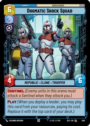 Image of Dogmatic Shock Squad (Foil) (546) - Secrets of Power Foil