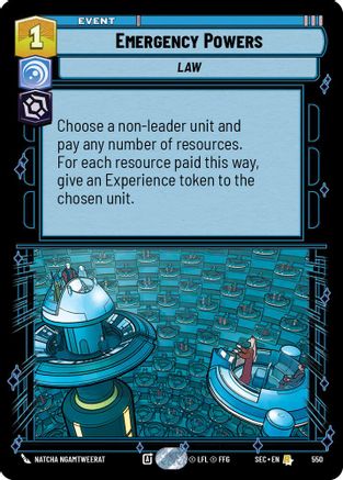 Image of Emergency Powers (Foil) (550) - Secrets of Power Foil