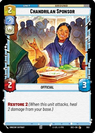 Image of Chandrilan Sponsor (Foil) (553) - Secrets of Power Foil