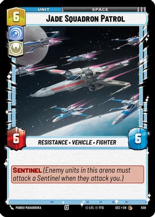 Image of Jade Squadron Patrol (Foil) (559) - Secrets of Power Foil