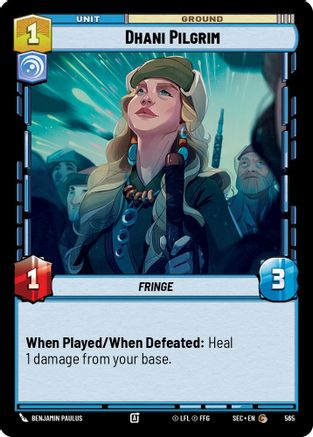 Image of Dhani Pilgrim (Foil) (565) - Secrets of Power Foil