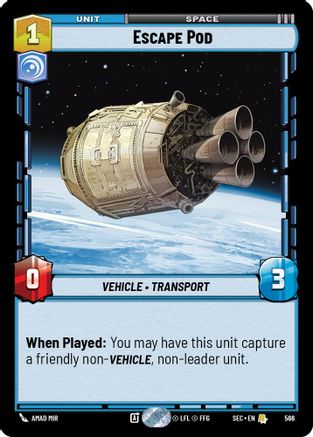 Image of Escape Pod (Foil) (566) - Secrets of Power Foil