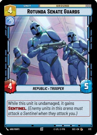 Image of Rotunda Senate Guards (Foil) (572) - Secrets of Power Foil