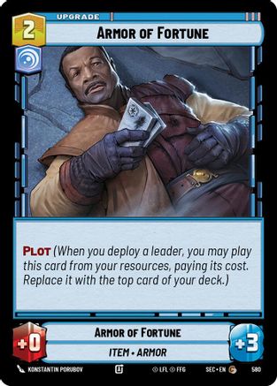 Image of Armor of Fortune (Foil) (580) - Secrets of Power Foil