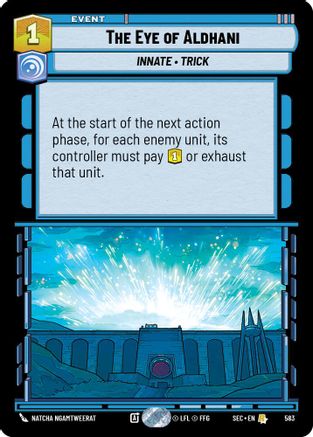 Image of The Eye of Aldhani (Foil) (583) - Secrets of Power Foil