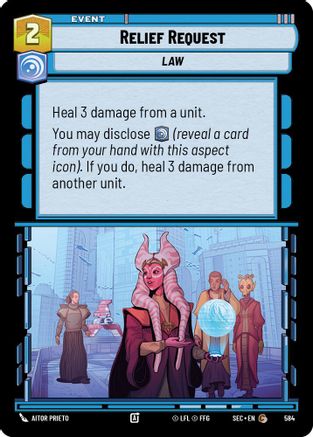 Image of Relief Request (Foil) (584) - Secrets of Power Foil
