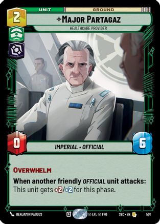 Image of Major Partagaz - Healthcare Provider (Foil) (591) - Secrets of Power Foil