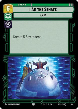 Image of I Am the Senate (Foil) (602) - Secrets of Power Foil