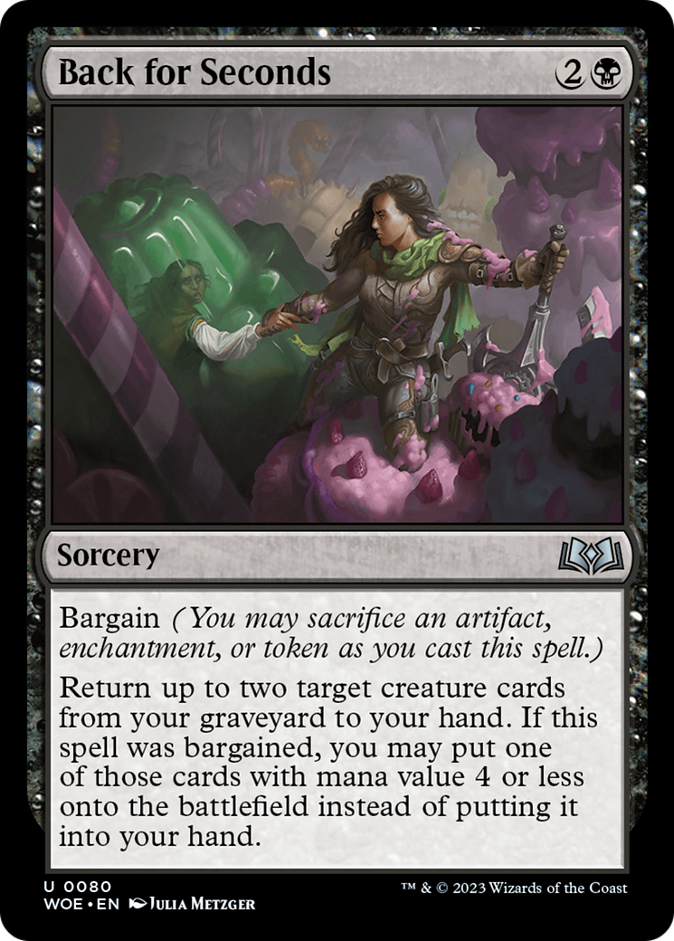 Image of Back for Seconds (WOE-080) - Wilds of Eldraine
