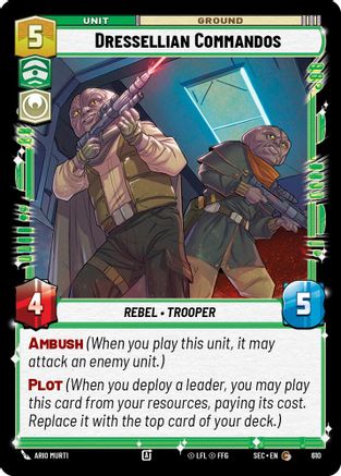 Image of Dressellian Commandos (Foil) (610) - Secrets of Power Foil