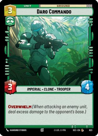 Image of Daro Commando (Foil) (623) - Secrets of Power Foil