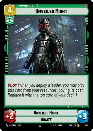 Image of Unveiled Might (Foil) (633) - Secrets of Power Foil